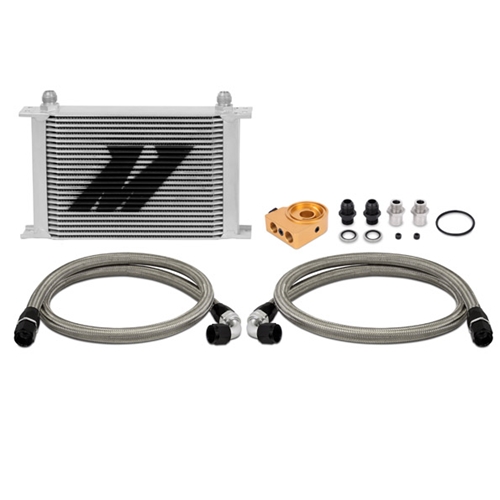 Mishimoto Universal Thermostatic Oil Cooler Kit, 25 Row