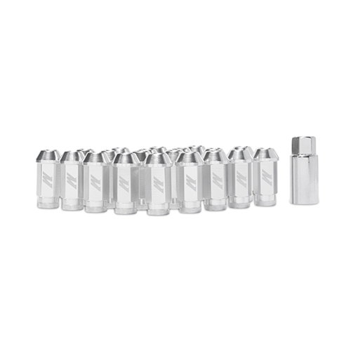 Mishimoto Aluminum Locking Lug Nuts, M12 x 1.5, Silver