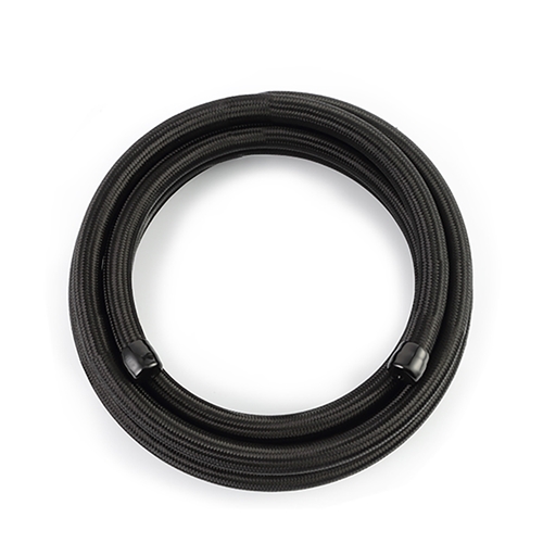 Mishimoto -6AN Braided Line, Black Nylon - 15ft