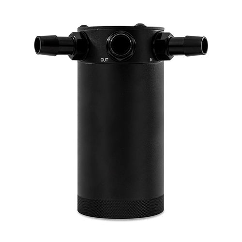 Mishimoto XL Compact Baffled Oil Catch Can, 3-Port