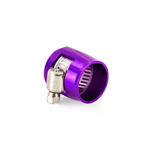 Mishimoto -12AN Hex Hose Finisher Clamp Set, Purple