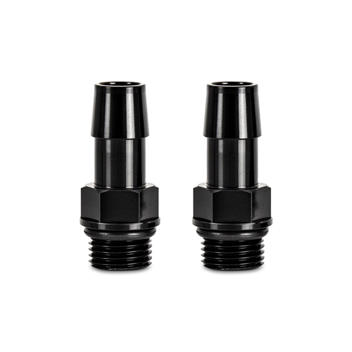 Mishimoto M16x1.5 to 1/2” Hose Barb Aluminum Fittings, Pack of 2
