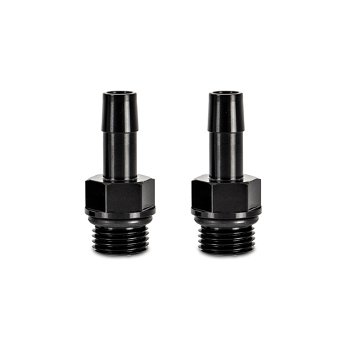 Mishimoto M16x1.5 to 3/8” Hose Barb Aluminum Fittings, Pack of 2