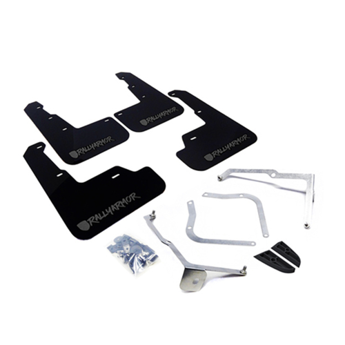 2015-21 Subaru WRX & STI Sedan Black Mud Flap Grey Logo #2