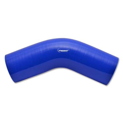 45 Degree Elbow, 3.50" I.D. x 4.00" Leg Length - Blue