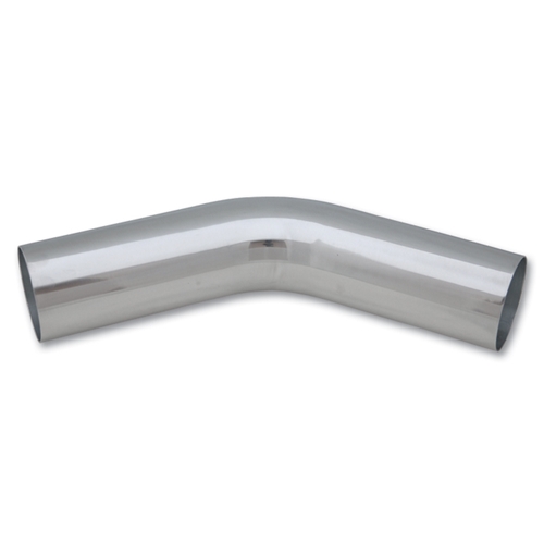 45 Degree Aluminum Bend, 3.5" O.D. - Polished