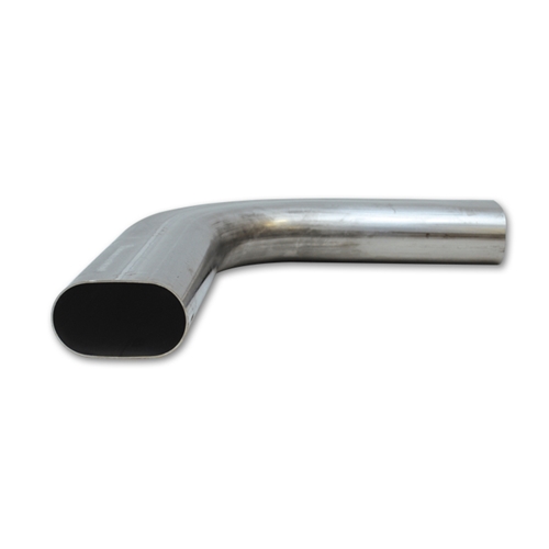 90 Degree (horizontal) Oval Mandrel Bend, 3"