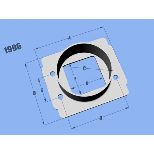 Mass Air Flow Sensor Adapter Plate, for Toyota Applications & Vehicles Equipped with Bosch MAF sensors