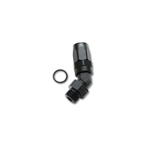 Male Hose End Fitting, 45 Degree; Size: -10AN; Thread: (8) 3/4"-16