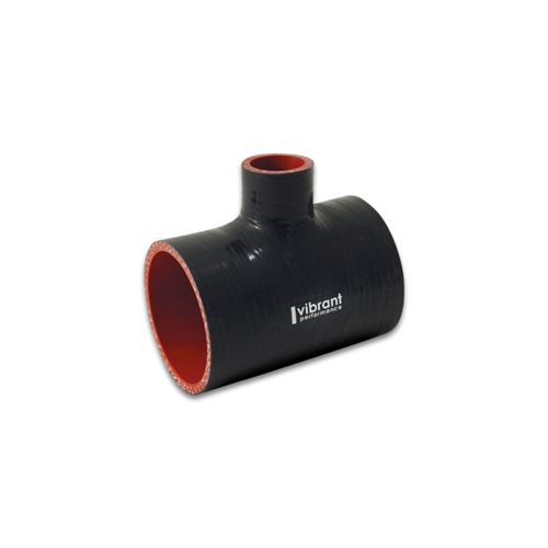 T-Hose Coupler, Hose I.D. 2.50"; Overall Length: 4"; Branch I.D. 1.50"