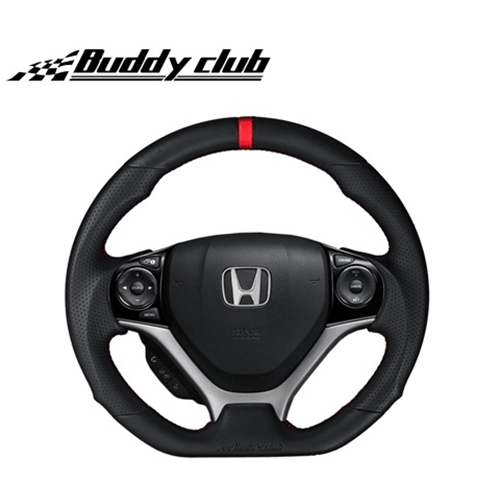 Buddy Club Sport Steering Wheel Civic 12-15 - Leather