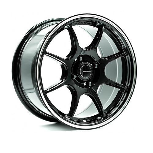 RF03RR 15x8 36+ 4x100 73.1 - Black Machining