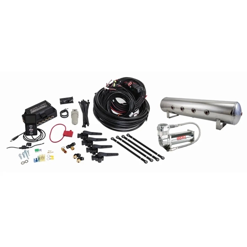 Airlift Performance 3H (1/4" Air Line, 4 Gallon 7-Port Polished Tank, VIAIR 444C Compressor)