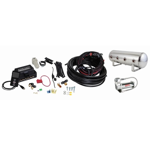Airlift Performance 3P (1/4" Air Line, 2.5 Gallon Polished Tank, VIAIR 444C Compressor)