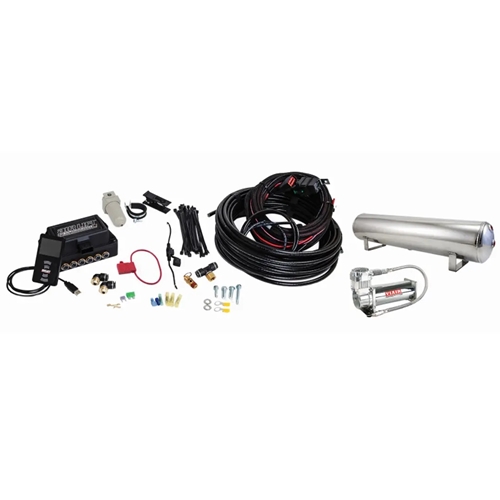 Airlift Performance 3P (3/8" Air Line, 4 Gallon 5-Port Polished Tank, VIAIR 444C Compressor)