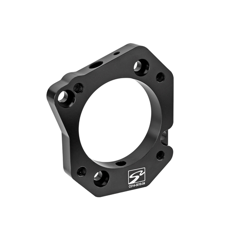 Adapter / Throttle Body to Manifold / 1 pcs / Honda / K Series RBC to PRB / RBC Style TB to PRB Flange / Black