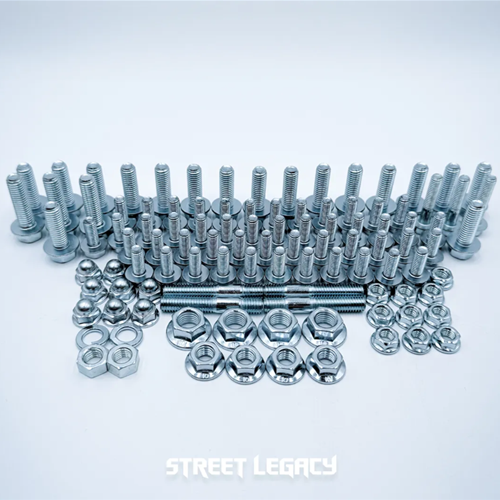Street Legacy Honda/Acura B/D Engine Bay Hardware Kit – 107 pcs.