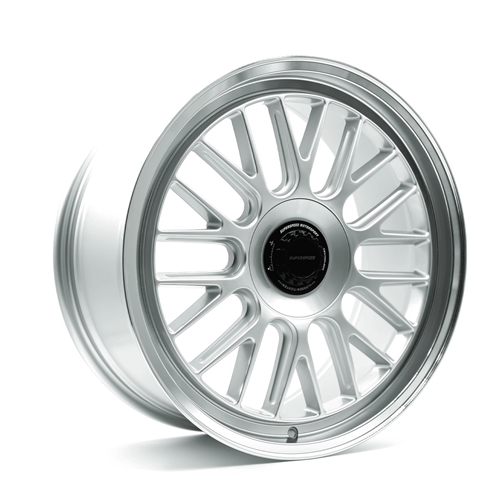 RF01 NEO 18x8.5 +35 5x112 66.6 - Machined Lip Silver